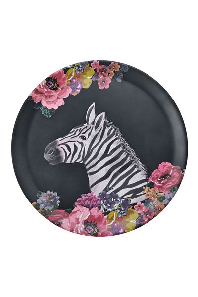 MIKASA Zebra Patterned Melamine Tray 36cm