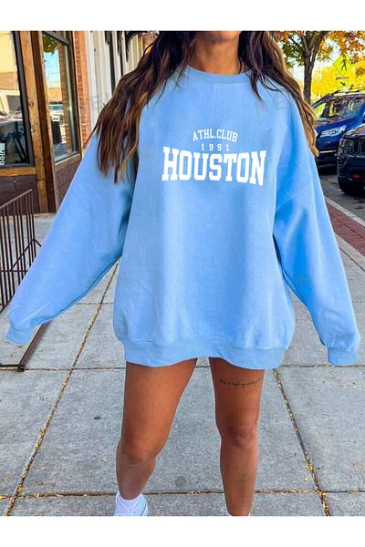FAVORİST Hanorac cu gât crew cu imprimeu Houston Atl