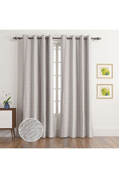 Home Box Eco Era Nero 2-Piece Jacquard Curtain Set - 140x240 cm
