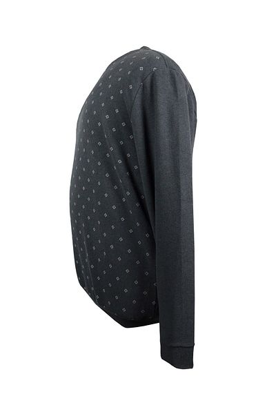 marufshop Ανδρικός ιδρώτας Thessaloniki Plus Size - Μεταξύ 115-150 κιλών, Φαρδιά Εφαρμογή, Εκτύπωση, Ανθρακί