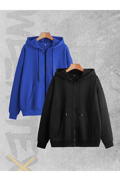 WEARTEX Seasonal Zippered Set of 2 Cardigan and Jacket