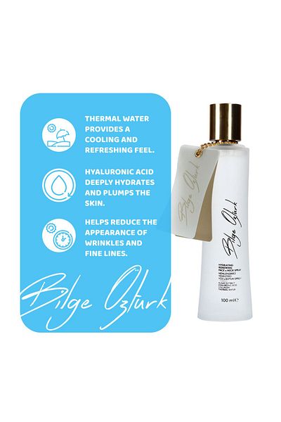 Bilge Öztürk Bilge Özturk Hydrating Renewing Face - Neck Spray mit Algenextrakt, Collagen, Hyaluronsäure usw.