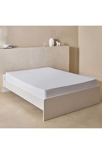Home Box Bristol Polycotton Double Fitted Sheet - 140x200+25 cm