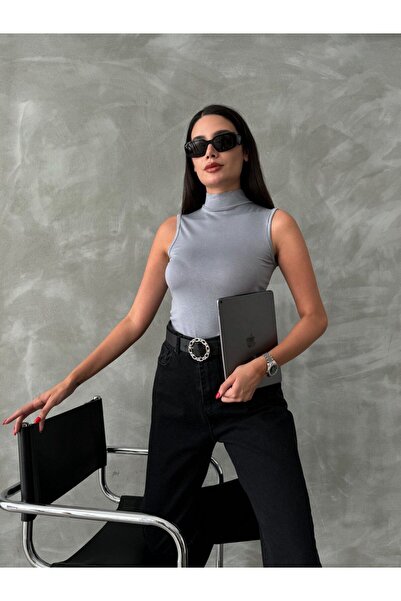 oshebu Сірий – Жіночий боді без рукавів