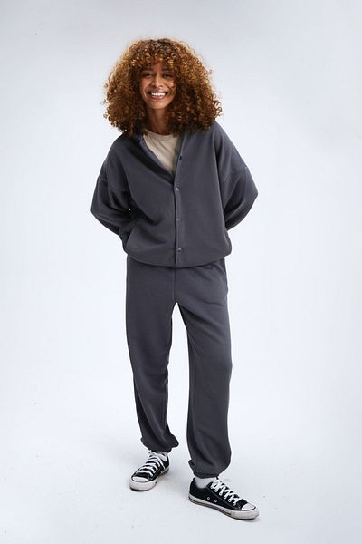 gothamvibes Γυναικεία φούτερ Jogger Anthracite Timeless
