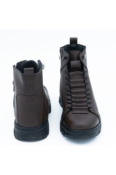 Elevold Ανδρικές μπότες - Ύψος +7 cm, κρυφό τακούνι, λεπτομέρεια ελαστικών κορδέλας και φερμουάρ