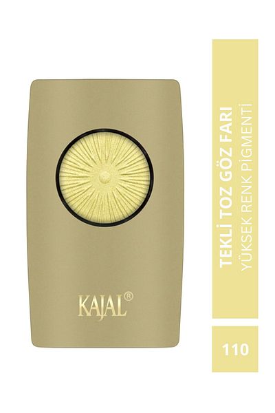 KAJAL Cream Yellow Single Eyeshadow & Cream Yellow Single Eyeshadow - No: 110