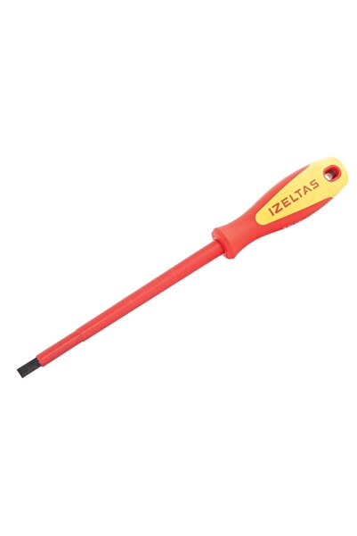 İzeltaş Izoleli Elektrikçi Düz Uçlu Tornavida 1000v 6.5x150 4140176515