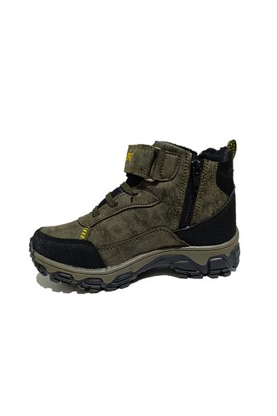 NHA 4341 KHAKI DAILY WINTER water cold resistant comfortable sheepskin zipper boots