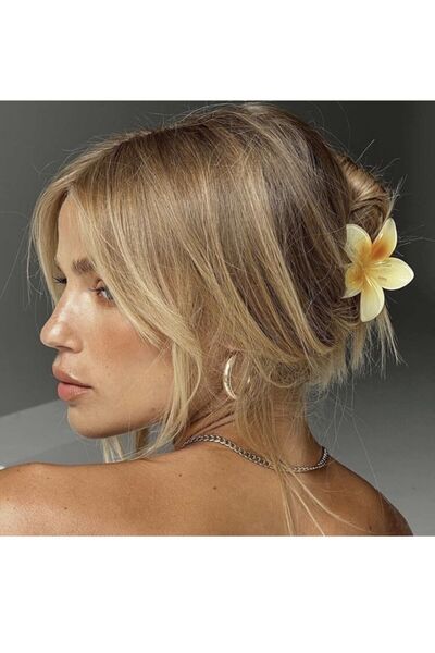 uselyas Cataramă cu zăvor strălucitor floare de lotus galbenă