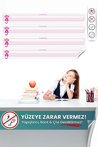 Pi Papers Kılavuz Çizgili Yazı Tahtası, Yeni Müfredata Uygun, Yazılıp Silinebilen, Sihirli Akıllı Kağıt Pano