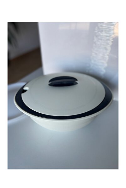 Tupperware Şık Servis Siyah Beyaz 3 Litre