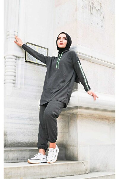 CNG MODA Σετ φόρμας Oversize με κουκούλα