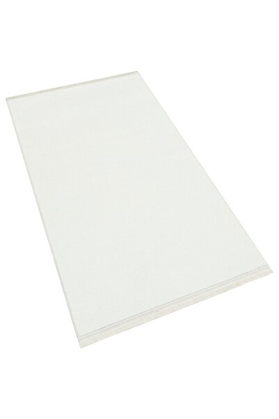 APEX HALI Apex Yoga 5011 Ekru Düz Desensiz Beyaz Halı