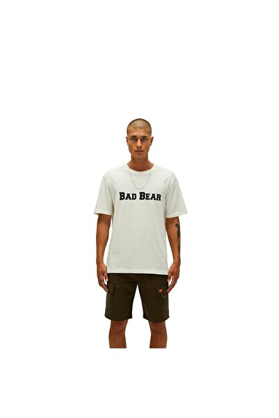 Bad Bear Men's White T-Shirt - Tıtle 22.01.07.053-c108
