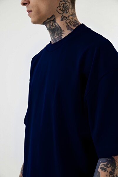 Tarzsokak Tricou cu gât rotund și mânecă scurtă pentru bărbați, din bumbac pi...