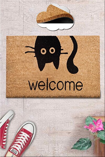 Chilai Home Coco REVERSE CAT Doğal Koko Paspas,Kıl Kapı Önü Paspası