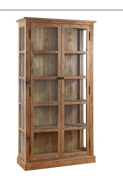 aminesanatevi Doğal Ahşap Kitaplık