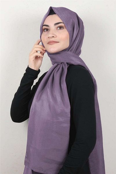 PİRAMİT Lilac 4000-53 Amber Glitter Shawl