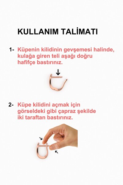 TEK TARZIM TAKI Arı Figürlü Gümüş Çocuk Küpesi Klipsli Model Mineli Gümüş Küpe (2 - 8 YAŞ)
