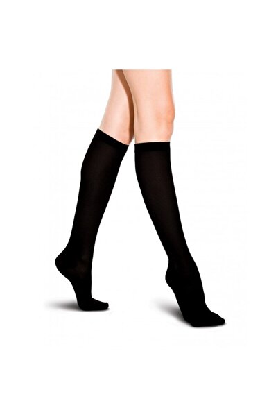 DAYMOD ÇORAP Șosete Daymod, negru, moale, bambus, până la genunchi