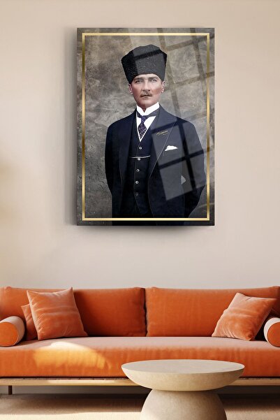 glassartdesign Atatürk Cam Tablo 119