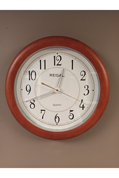 Regal Masif Ahşap Duvar Saati 35cm