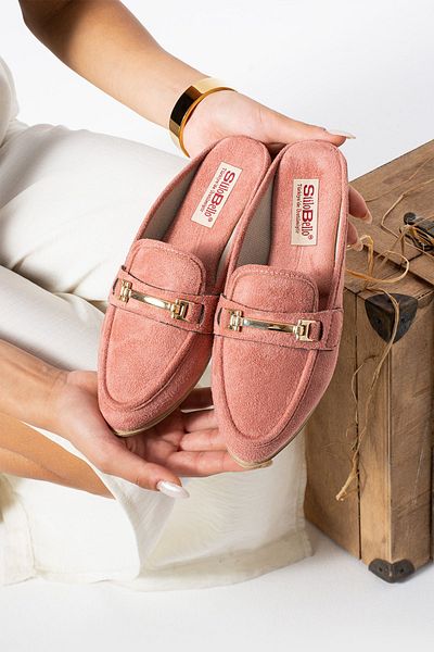 Slipcat Stylish and Comfortable Women's Orthopedic Daily Slippers - Ballerina Buckle Detailed