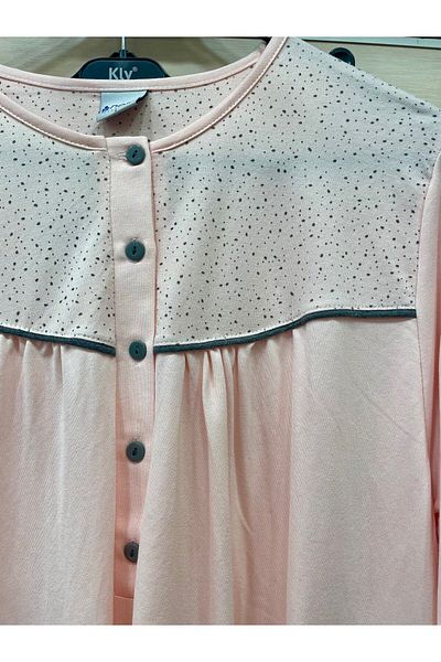 Nena Plus Size Wearable Long Sleeve 100% Cotton Women's Pajamas Set - Four Seasons