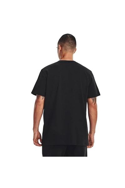Under Armour Μπλούζα με λογότυπο Emb Heavyweight Ss Erkek Siyah
