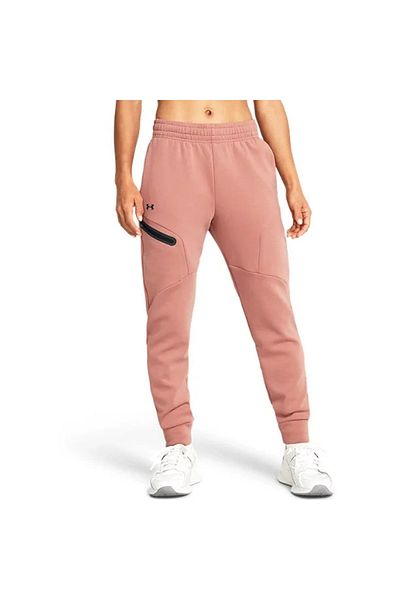 Under Armour Unstoppable γυναικεία ροζ φούτερ προπόνησης 1379846 -696