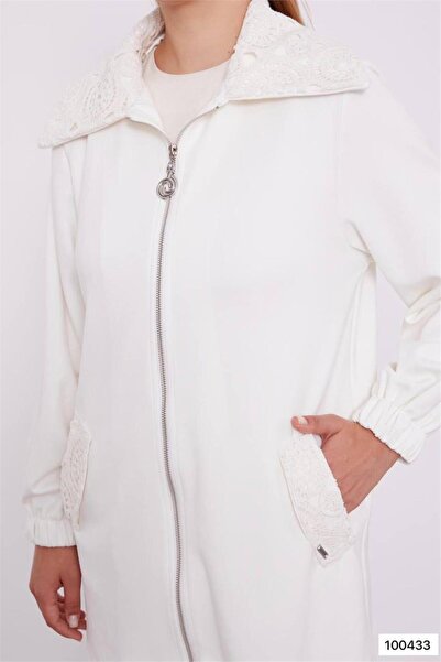 Levidor Екрю Левідор Двоє спортивний комплект - з мереживними деталями