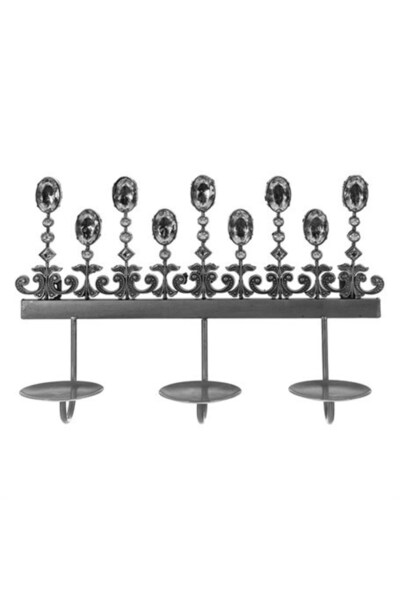 Vitale Raw Taşlı Metal Mumluk 5x30 cm AK.GA0001