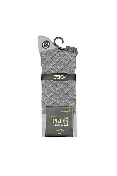 Pro Çorap Мъжки чорапи G.poti Bamboo, сиви (17005-R5)