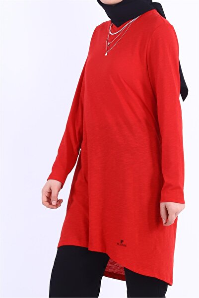 Plistre 1875_plistre Printed Basic Hijab Tunic