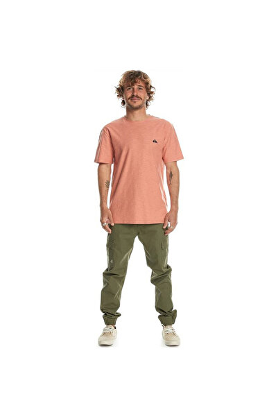 Quiksilver Slub Roundneck Erkek Pembe Günlük Stil T-shirt Eqykt04337-mjr0