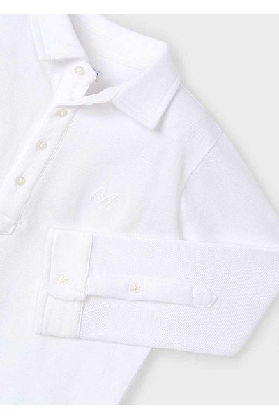 MAYORAL Μπλουζάκι Winter Boy's Long Polo Neck - Λευκό