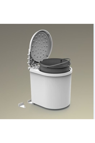 Adilon Mesbin Çöp Kovası , Dolap Içi Kolay Çıkarılabilen, Kovalı 6 Lt. Beyaz