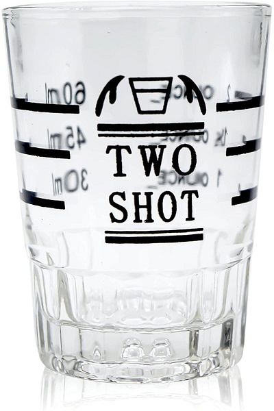 MIBRU Coffee glass espresso two shot 60ml