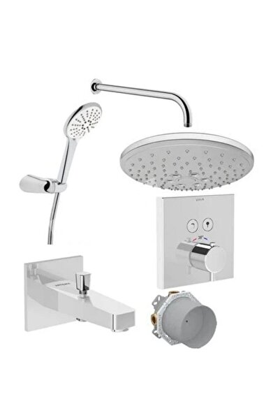 Artema Aquacontrol Ankastre Termostatik Duş Seti Krom A49294