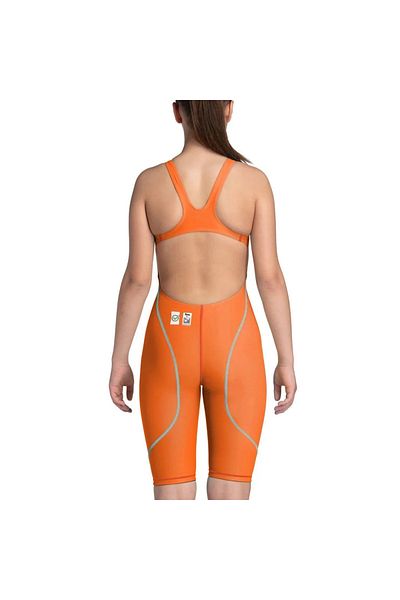 ARENA Powerskin St Next Le Ob Jr - Costum de baie portocaliu pentru copii 006350403