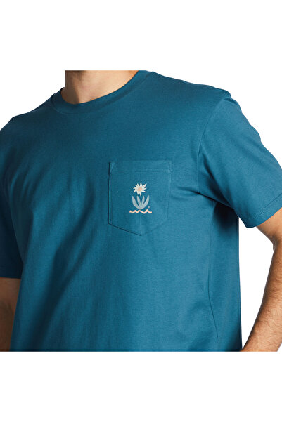 BİLLABONG Troppo Pkt Ανδρικό Μπλε Καθημερινό Στυλ T-shirt Abyzt01716-bll