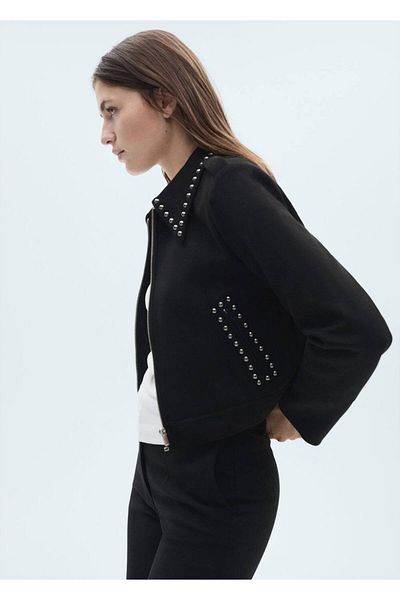 MANGO Woman Staple Detailed Jacket
