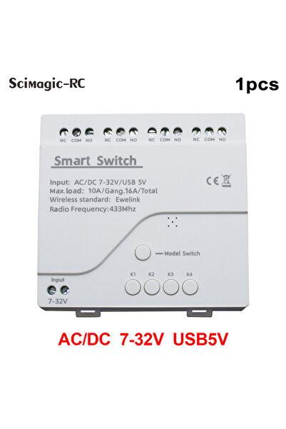 Choice وحدة تحكم عن بعد ذكية تعمل بتقنية الواي فاي من eWeLink، تعمل بجهد 7-32...