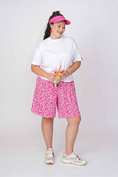 Büyük Moda ΚΟΝΤΟ ΒΑΣΙΚΟ ΒΑΜΒΑΚΙ TEE