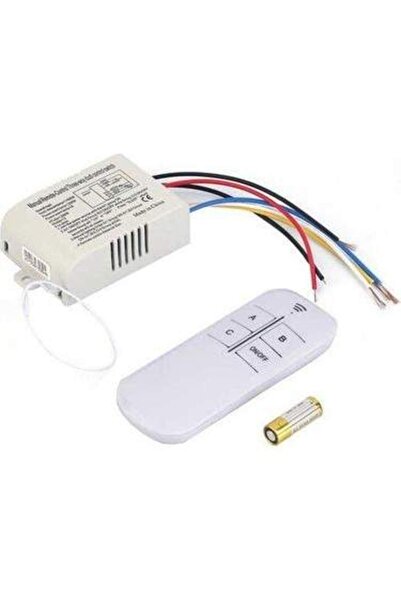 Genel Markalar Canlar Aydınlatma 3'lü Uzaktan Avize Kumandası
