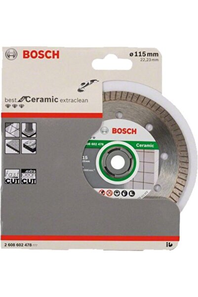 Bosch X-LOCK Best for Ceramic Extra Clean Turbo 115mm Elmas Kesme Diski