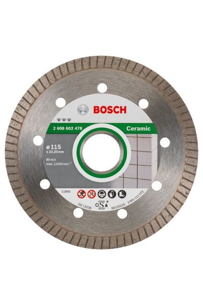 Bosch X-LOCK Best for Ceramic Extra Clean Turbo 115mm Elmas Kesme Diski
