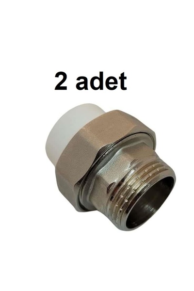 KALDE Pp Dış Diş Oynar Başlı 32* 1" dış dişli Rekor-erkek nipel 2 ADET