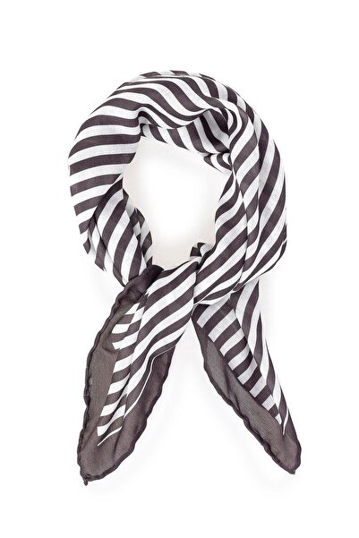 Antioch Black Striped Scarf